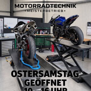Starte perfekt in die neue Saison wir machen dein Motorrad fit für den optimalen Saisonstart! 🏍️💨 🕙 10:00 – 16:00&hellip;